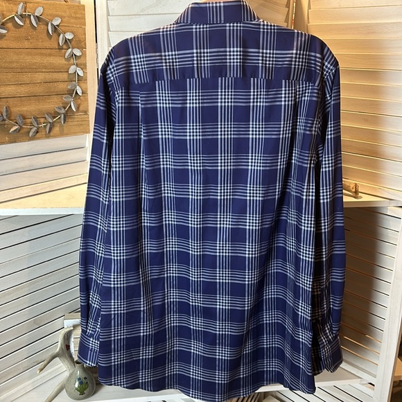 NWT The Savile Row Company Plaid Dress Shirt - Picture 5 of 5